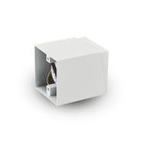 NODE 4" 1 LIGHT SQUARE 100-277V LED SURFACE MOUNTED DOWNLIGHT, ETL CERT, COMMERCIAL GRADE, VMCL001901D020WH