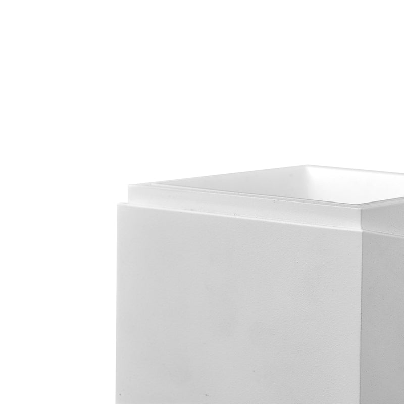 NODE 4" 1 LIGHT SQUARE 100-277V LED SURFACE MOUNTED DOWNLIGHT, ETL CERT, COMMERCIAL GRADE, VMCL001901D020WH