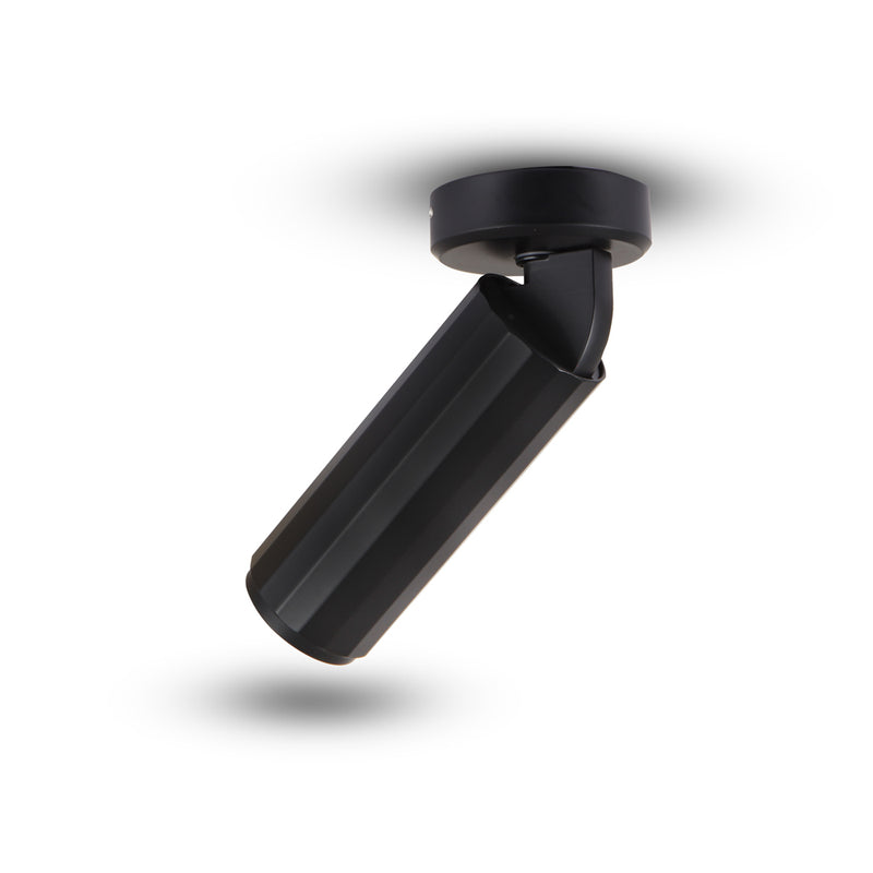 VONN Lighting Orbit LED Adjustable Surface Mounted Spotlight VMCL004101A008BL Black