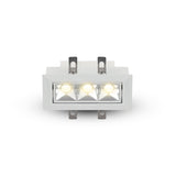 RUBIK VMDL000603C009WH 5" 3 LIGHT LED ADJUSTABLE RECESSED DOWNLIGHT W/TRIM, ETL, COMMERCIAL GRADE, White
