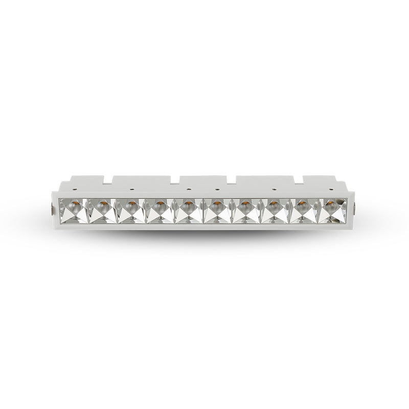 RUBIK 12.5" 10 LIGHT LED RECESSED DOWNLIGHT W/TRIM ETL CERTIFIED, COMMERCIAL GRADE, VMDL000610A024WH