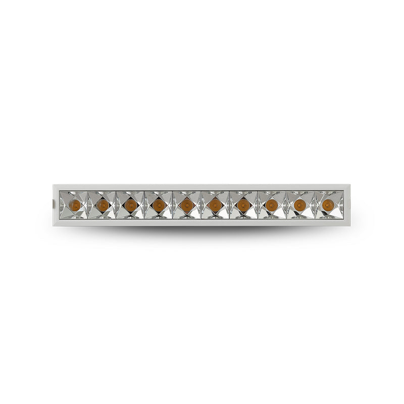 RUBIK 12.5" 10 LIGHT LED RECESSED DOWNLIGHT W/TRIM ETL CERTIFIED, COMMERCIAL GRADE, VMDL000610A024WH