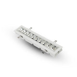 RUBIK VMDL000610C024WH 13.25" 10 LIGHT LED ADJUSTABLE RECESSED DOWNLIGHT W/TRIM ETL COMMERCIAL GRADE, White