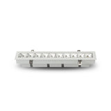 RUBIK VMDL000610C024WH 13.25" 10 LIGHT LED ADJUSTABLE RECESSED DOWNLIGHT W/TRIM ETL COMMERCIAL GRADE, White