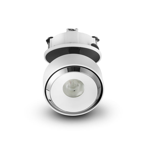 ORBIT 4.25" 1 LIGHT LED FLUSH MOUNTED ADJUSTABLE DOWNLIGHT, ETL, COMMERCIAL GRADE, VMDL000701A020WH