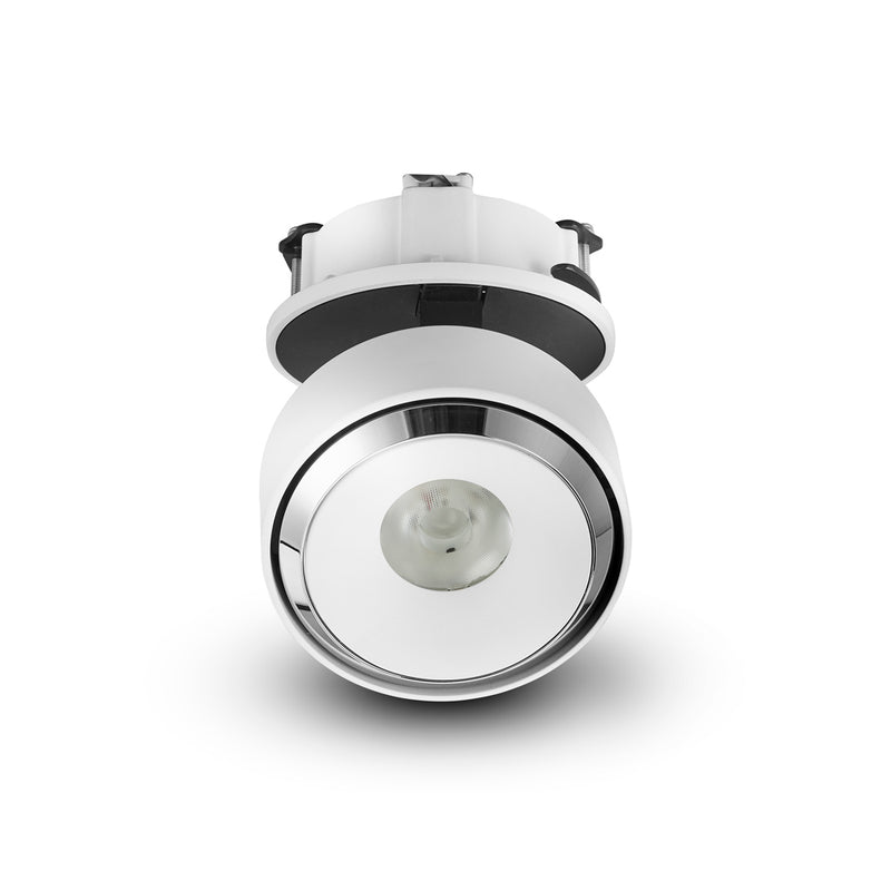 ORBIT VMDL000701A020WH 4.25" 1 LIGHT LED FLUSH MOUNTED ADJUSTABLE DOWNLIGHT, ETL, COMMERCIAL GRADE, White