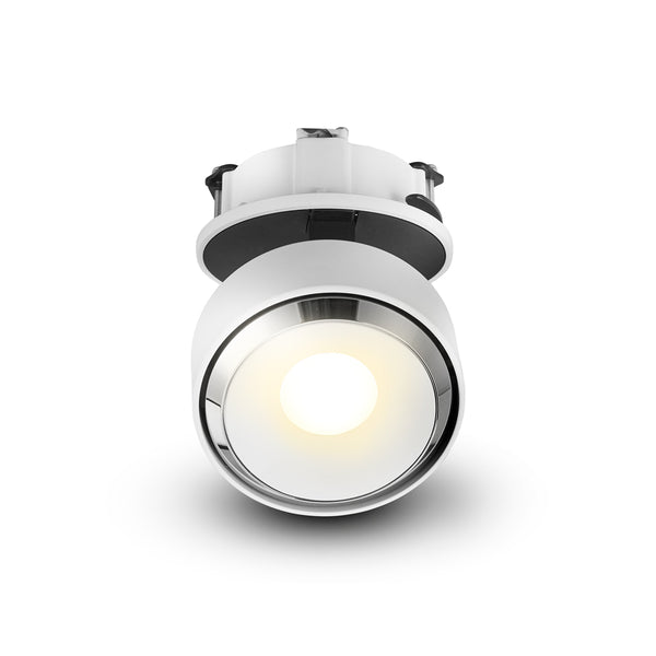 ORBIT 4.25" 1 LIGHT LED FLUSH MOUNTED ADJUSTABLE DOWNLIGHT, ETL, COMMERCIAL GRADE, VMDL000701A020WH