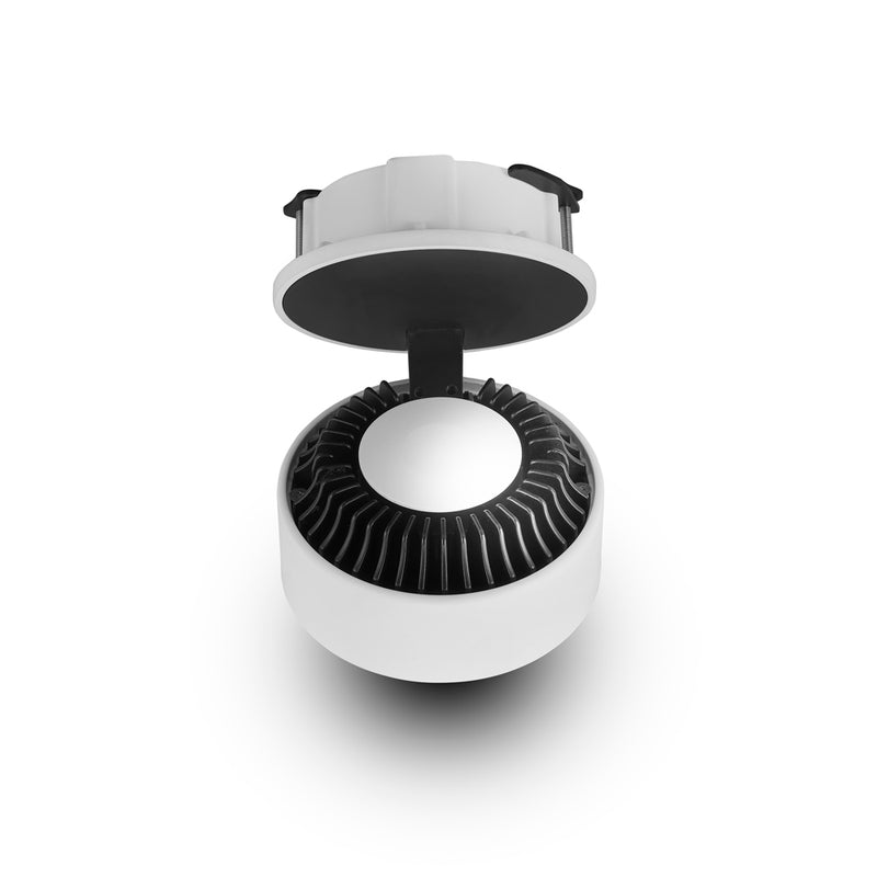 ORBIT VMDL000701A020WH 4.25" 1 LIGHT LED FLUSH MOUNTED ADJUSTABLE DOWNLIGHT, ETL, COMMERCIAL GRADE, White