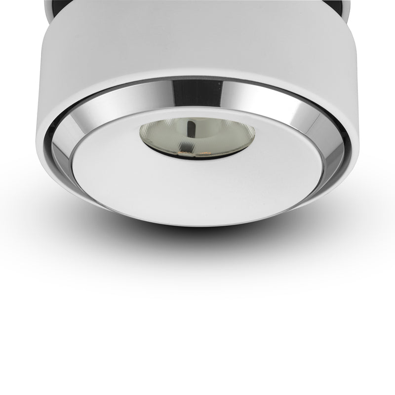 ORBIT VMDL000701A020WH 4.25" 1 LIGHT LED FLUSH MOUNTED ADJUSTABLE DOWNLIGHT, ETL, COMMERCIAL GRADE, White