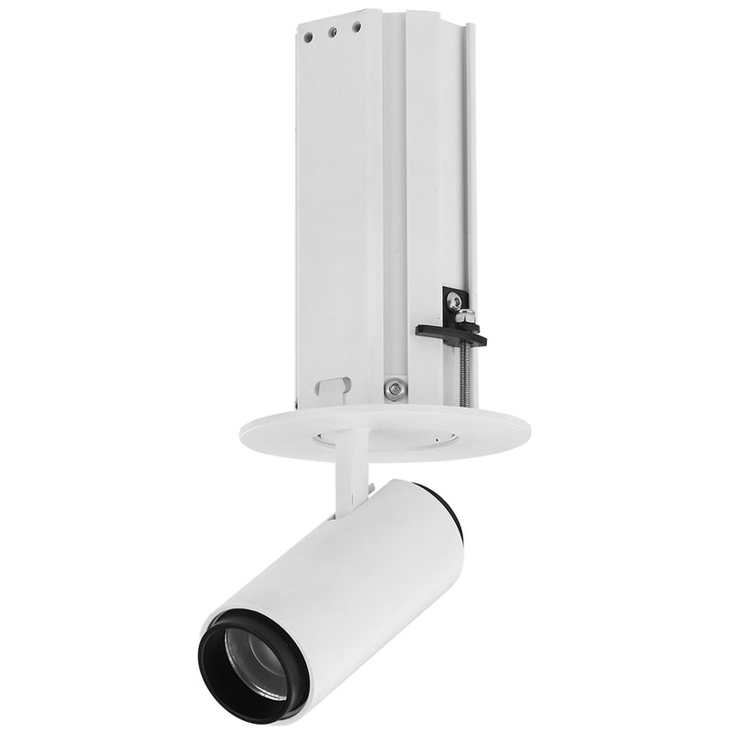 TELESCOPICA 3" 1 LIGHT 6W LED ADJUSTABLE RECESSED SPOTLIGHT, ETL, COMMERCIAL GRADE, VMDL003001A007WH
