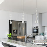 Polaris VMP24510WH 5" ETL Certified Integrated LED Height Adjustable Pendant Light in White