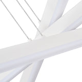 Sirius VMP25030WH 40" ETL Certified Integrated LED Pendant, Height Adjustable Chandelier in White
