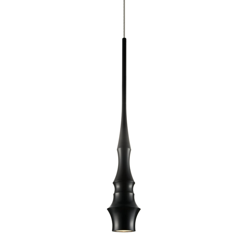 Polaris VMP26610BL 5" ETL Certified Integrated LED Height Adjustable Pendant Light in Black