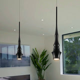 Polaris VMP26610BL 5" ETL Certified Integrated LED Height Adjustable Pendant Light in Black
