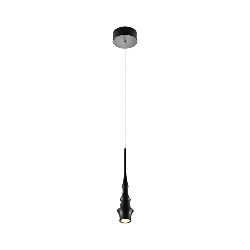 Polaris VMP26610BL 5" ETL Certified Integrated LED Height Adjustable Pendant Light in Black