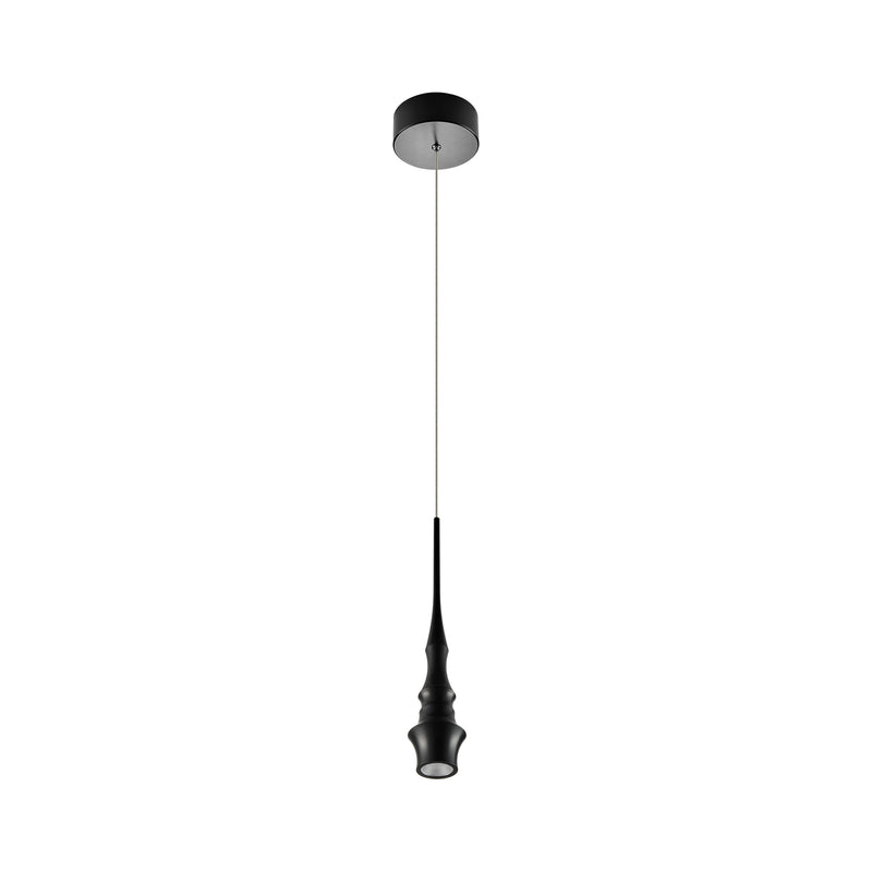 Polaris VMP26610BL 5" ETL Certified Integrated LED Height Adjustable Pendant Light in Black