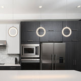 VONN Tania VMP27300AL 5" ETL Certified Integrated LED Height Adjustable Pendant Light in Silver
