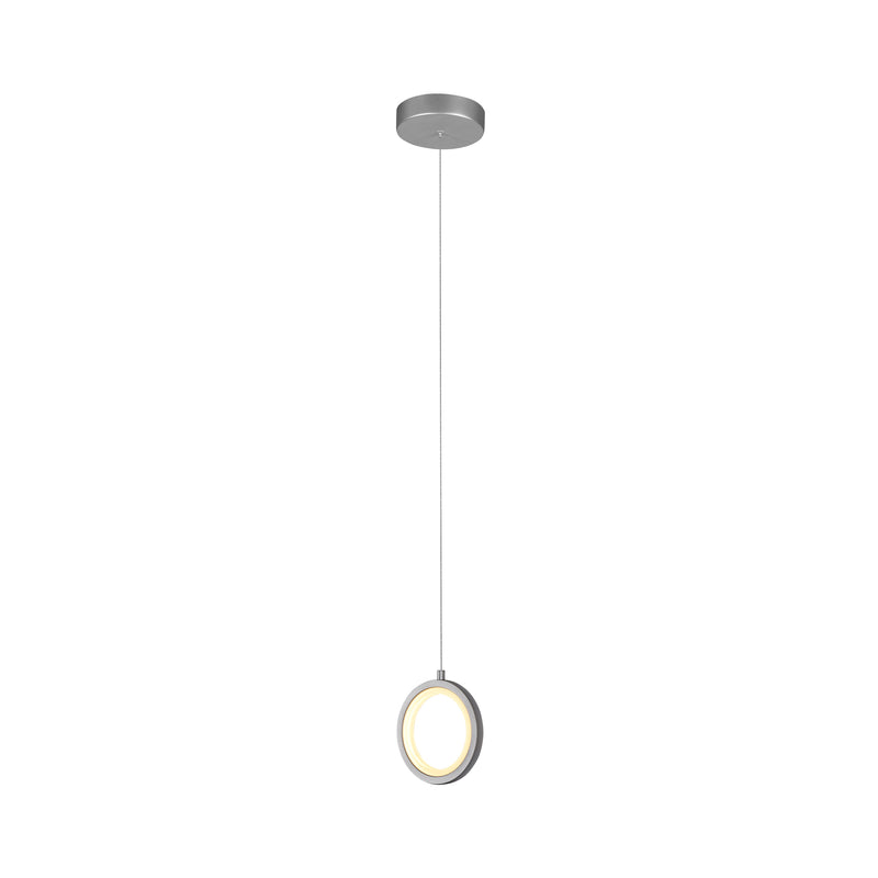 VONN Tania VMP27300AL 5" ETL Certified Integrated LED Height Adjustable Pendant Light in Silver