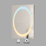 VONN VMRH0230TW Tunable White LED Bath Mirror in Silver, Rectangle 24"W x 30"H or 30"W x 36"H