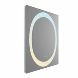 VONN VMRH0230TW Tunable White LED Bath Mirror in Silver, Rectangle 24"W x 30"H or 30"W x 36"H