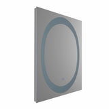 VONN VMRH0230TW Tunable White LED Bath Mirror in Silver, Rectangle 24"W x 30"H or 30"W x 36"H