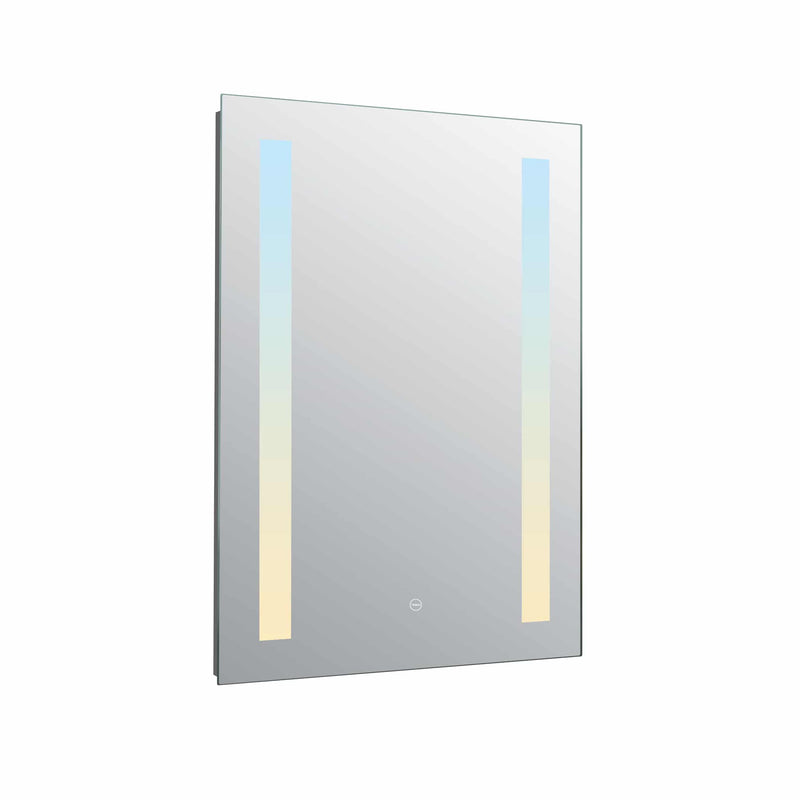 VONN VMRH0320TW Tunable White LED Bath Mirror in Silver, Rectangle 24"W x 30"H or 30"W x 36"H