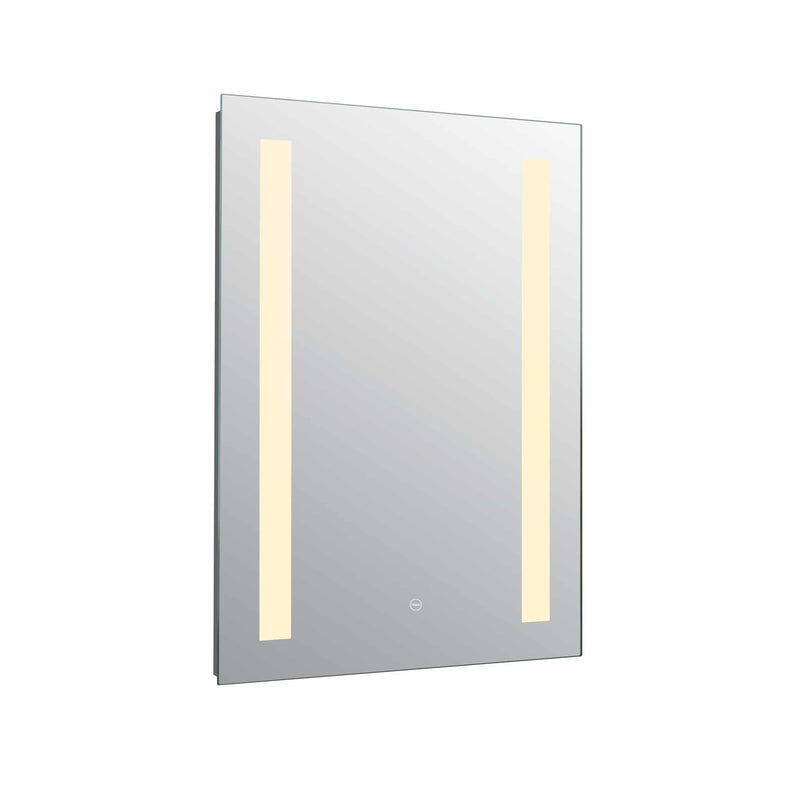 VONN VMRH0320 LED Bath Mirror in Silver, Rectangle 24"W x 30"H or 30"W x 36"H
