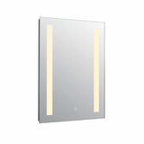VONN VMRH0320 LED Bath Mirror in Silver, Rectangle 24"W x 30"H or 30"W x 36"H