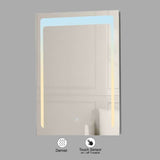 VONN VMRS0130TW Tunable White LED Bath Mirror in Silver, Rectangle 24"W x 30"H or 30"W x 36"H