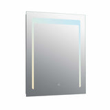 VONN VMRS0130TW Tunable White LED Bath Mirror in Silver, Rectangle 24"W x 30"H or 30"W x 36"H