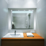 VONN VMRS0230TW Tunable White LED Bath Mirror in Silver, Rectangle 30"W x 24"H or 36"W x 30"H