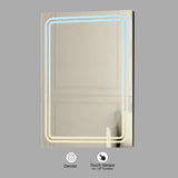 VONN VMRS0330 LED Bath Mirror in Silver, Rectangle 24"W x 30"H or 30"W x 36"H