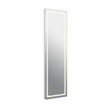 VONN VMRS0430 LED Bath Mirror in Silver, Rectangle 16"W x 55"H