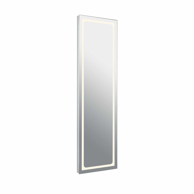 VONN VMRS0430 LED Bath Mirror in Silver, Rectangle 16"W x 55"H