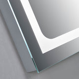 VONN VMRS0430 LED Bath Mirror in Silver, Rectangle 16"W x 55"H
