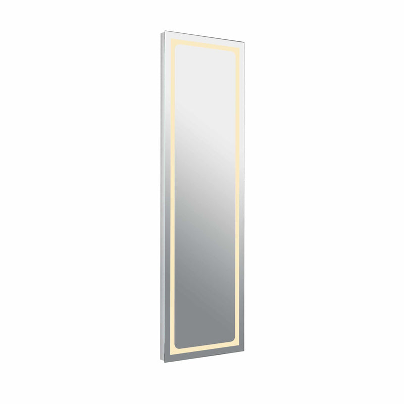 VONN VMRS0430 LED Bath Mirror in Silver, Rectangle 16"W x 55"H