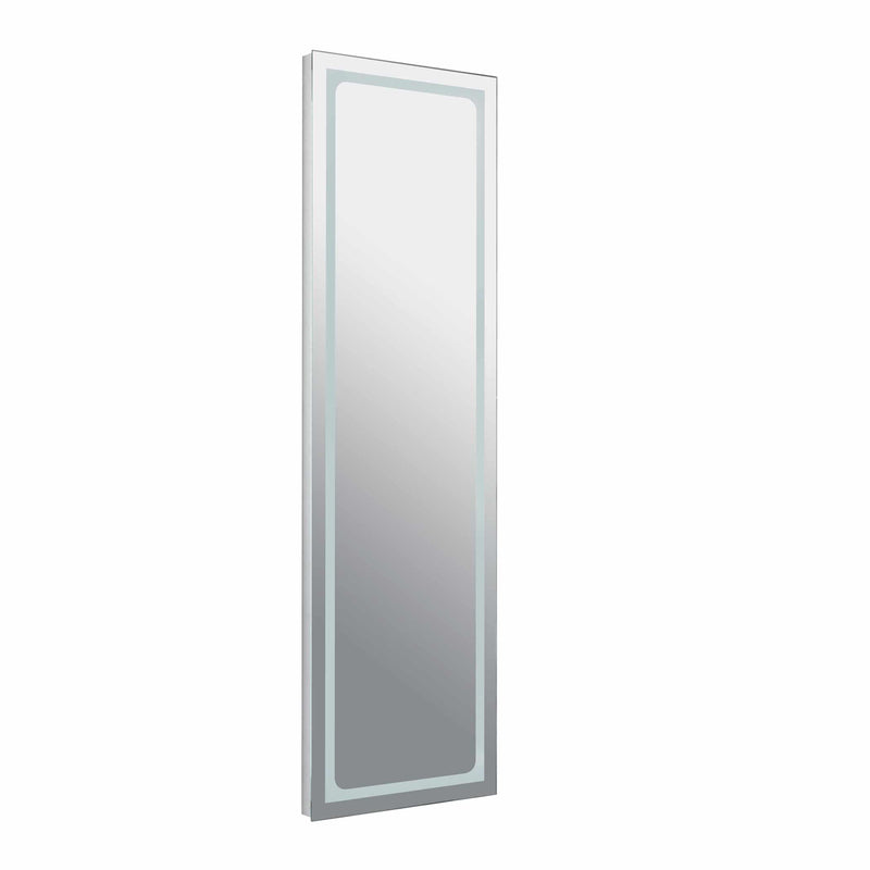 VONN VMRS0430 LED Bath Mirror in Silver, Rectangle 16"W x 55"H