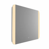 VONN VMRS0720A LED Bath Mirror in Silver, Rectangle 30"W x 24"H or 36"W x 30"H