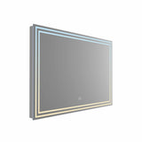 VONN VMRS1130ATW Tunable White LED Bath Mirror in Silver, Rectangle 36"W x 24"H