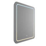 VONN VMRS1530ATW Tunable White LED Bath Mirror in Silver, Rectangle 24"W x 30"H or 30"W x 36"H