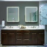 VONN VMRS1530ATW Tunable White LED Bath Mirror in Silver, Rectangle 24"W x 30"H or 30"W x 36"H