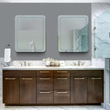VONN VMRS1530ATW Tunable White LED Bath Mirror in Silver, Rectangle 24"W x 30"H or 30"W x 36"H