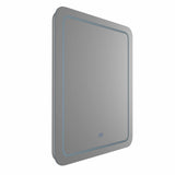 VONN VMRS1530A LED Bath Mirror in Silver, Rectangle 24"W x 30"H or 30"W x 36"H