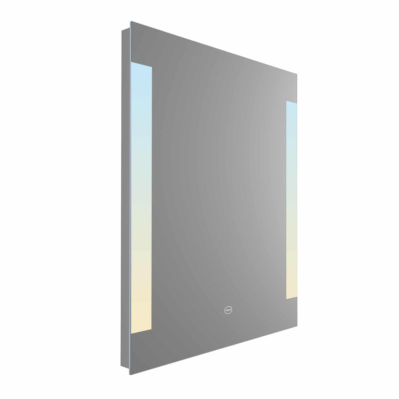 VONN VMRS1830ATW Tunable White LED Bath Mirror in Silver, Rectangle 24"W x 30"H or 30"W x 36"H