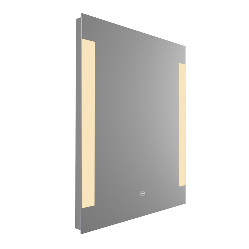 VONN VMRS1830A LED Bath Mirror in Silver, Rectangle 24"W x 30"H or 30"W x 36"H