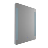VONN VMRS1830A LED Bath Mirror in Silver, Rectangle 24"W x 30"H or 30"W x 36"H