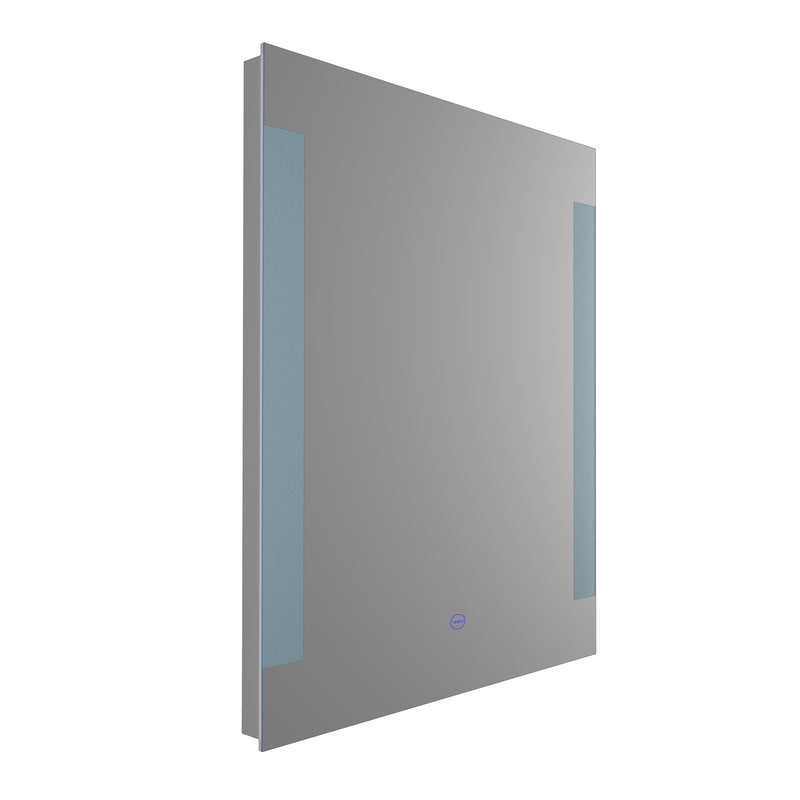 VONN VMRS1830A LED Bath Mirror in Silver, Rectangle 24"W x 30"H or 30"W x 36"H