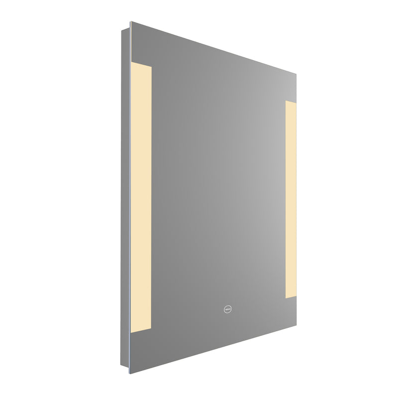 VONN VMRS1830A LED Bath Mirror in Silver, Rectangle 24"W x 30"H or 30"W x 36"H