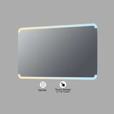 VONN VMRS2240ATW Tunable White LED Bath Mirror in Silver, Rectangle 36"W x 24"H