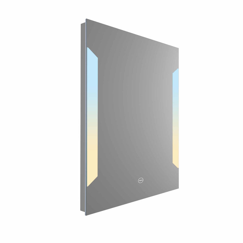 VONN VMRS2640ATW Tunable White LED Bath Mirror in Silver, Rectangle 24"W x 30"H or 30"W x 36"H
